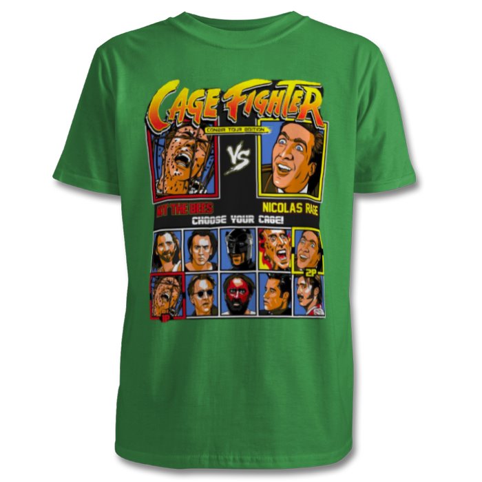 Nicholas Cage & Street Fighter - Cage Fighter T-shirt