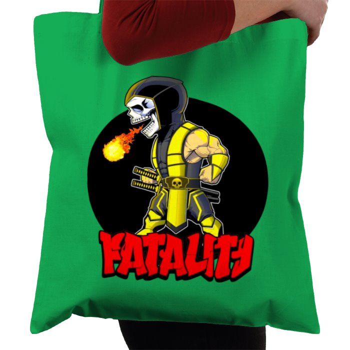 Mortal Kombat - Scorpion Fatality Tote Bag