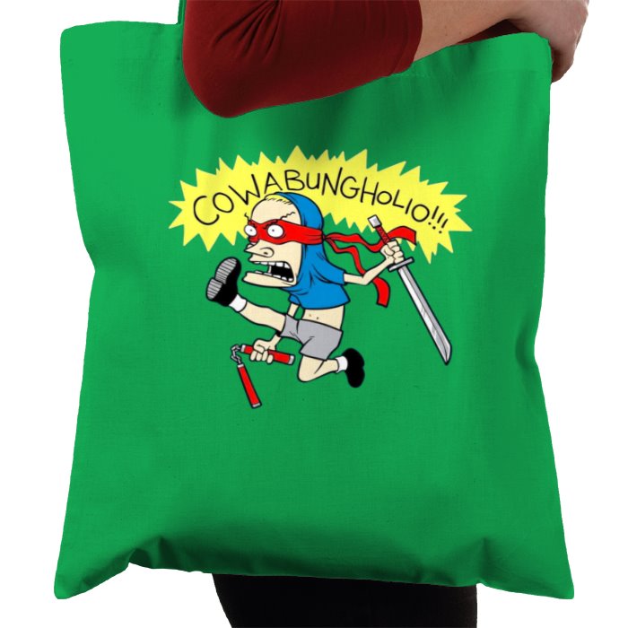 Beavis & Butt Head x Teenage Mutant Ninja Turtles - CowaBungHolio Tote Bag