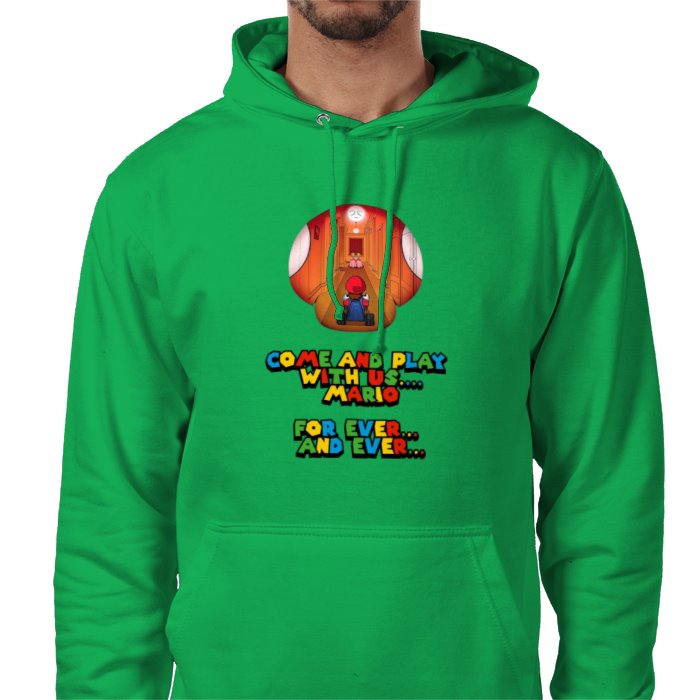 Super Mario x The Shinning - Come Play With Us Value Hoodie