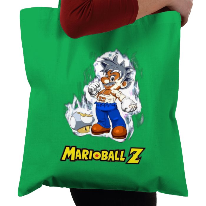 Super Mario Bro's x Dragonball Z - Ultra Instinct Mario Tote Bag