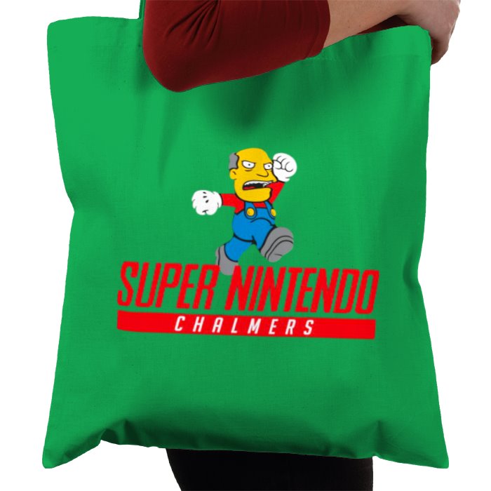 Super Nintendo & Super Mario Bro's & The Simpsons - Super Nintendo Chalmers Tote Bag