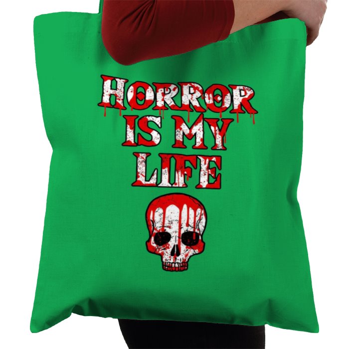 Horror Is My Life Tote Bag