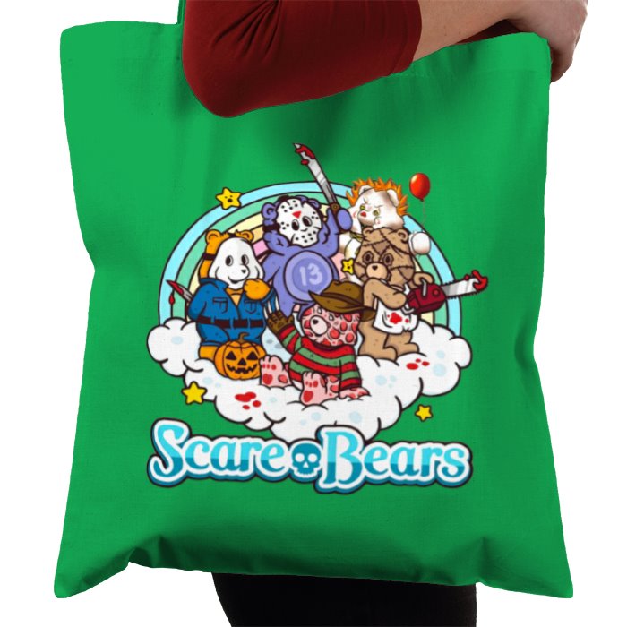 Scare Bears Tote Bag