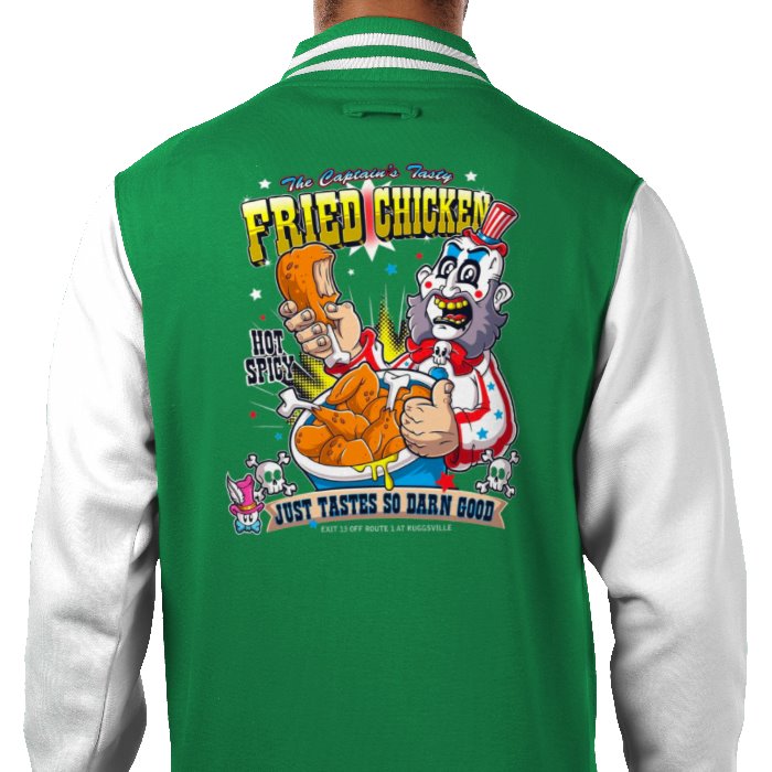 Captain Spaulding Fried Chicken Varsity Jacket