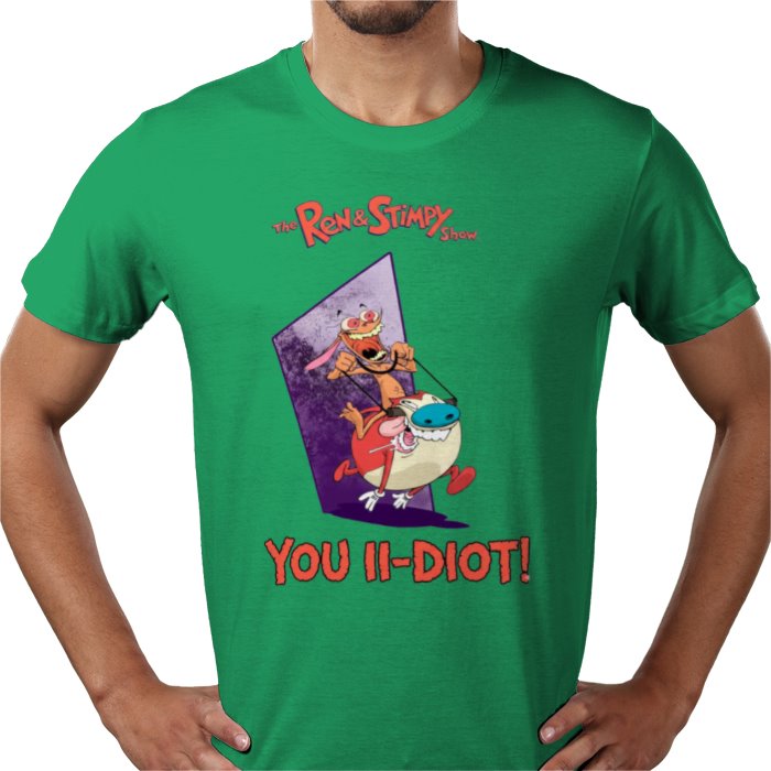 Ren & Stimpy - You Ii-diot T-shirt