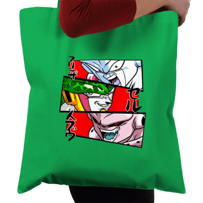 Dragonball Z - Villain Faces Tote Bag