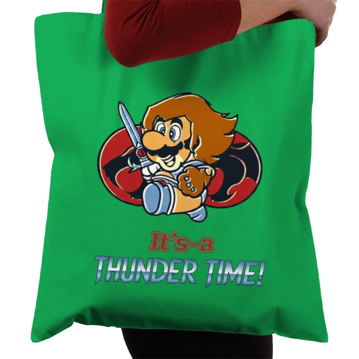 Super Mario Bro's x Thundercats - Its A Thunder Time Tote Bag