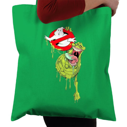 Ghostbusters - Slimer Logo Tote Bag