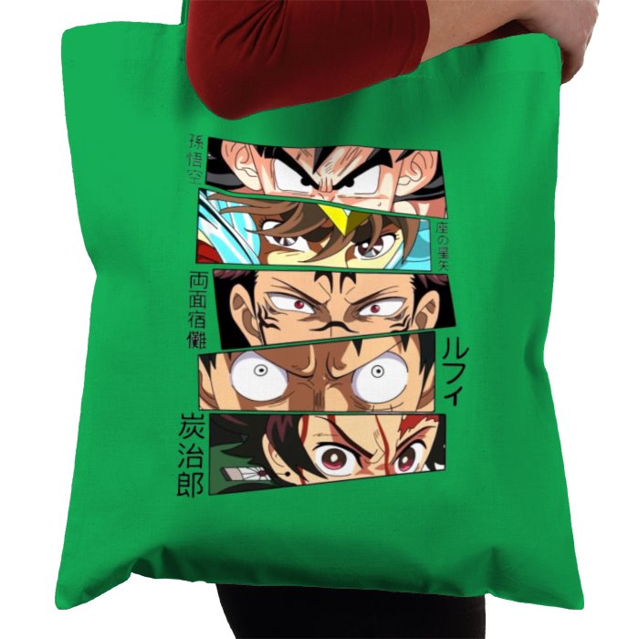 Anime Eyes Tote Bag