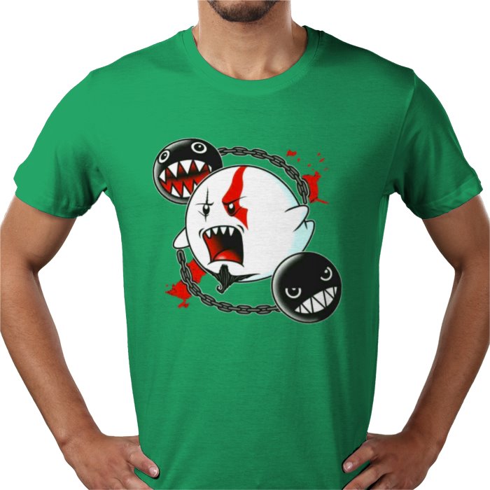 Super Mario x God Of War - Ghost Of War T-Shirt