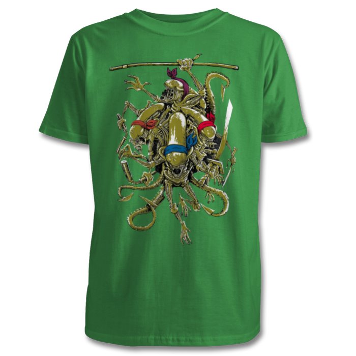 Aliens & Teenage Mutant Ninja Turtles - Teenage Mutant Xenomorph Ninja's T-shirt