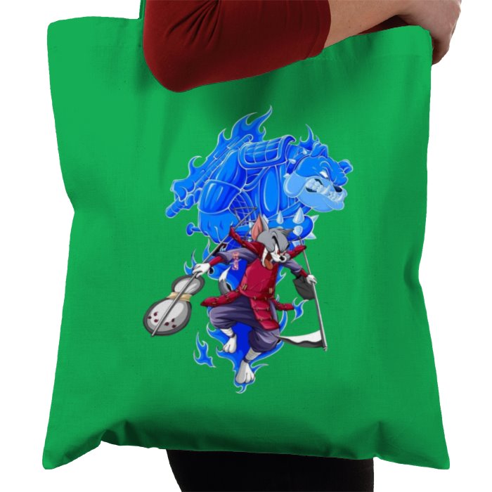 Tom & Jerry x Naruto - Tom/Madera Tote Bag