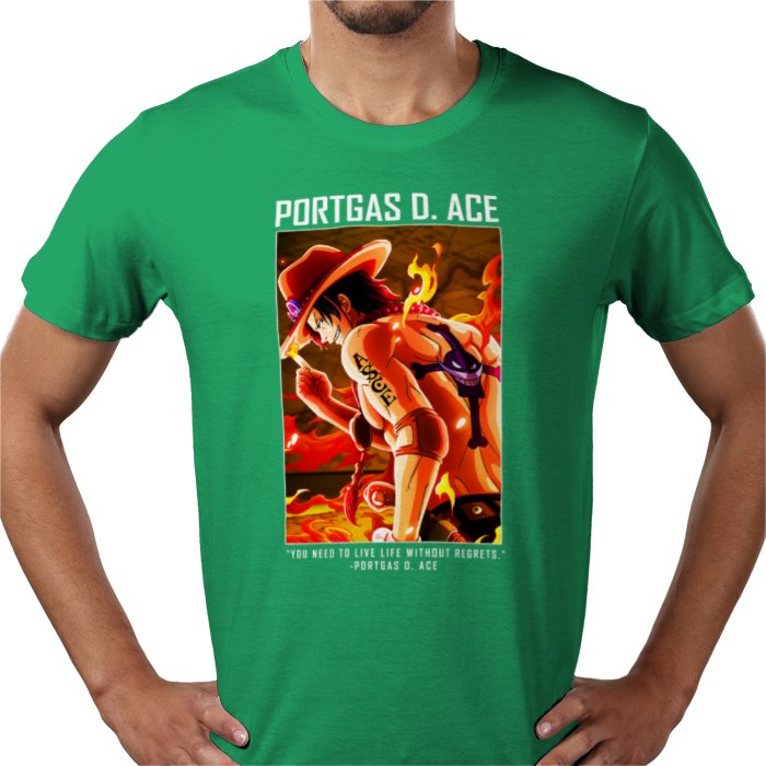 One Piece - Ace Theme 4 T-Shirt