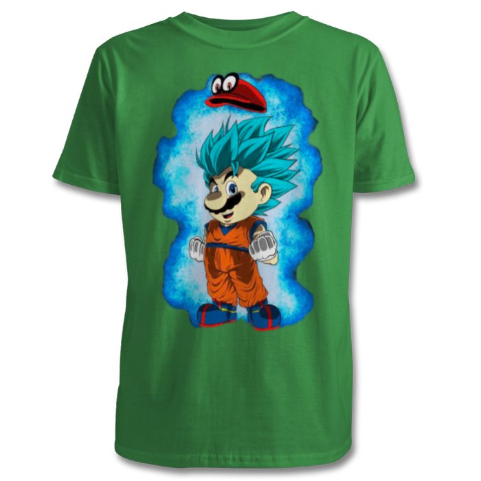 Dragonball Z & Super Mario Bro's - Saiyan Bro's T-shirt