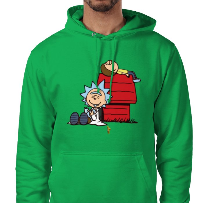 Rick & Morty & Snoopy - Chilling Value Hoodie