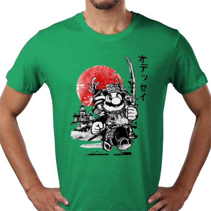 Super Mario Bro's - Samurai Mario T-shirt