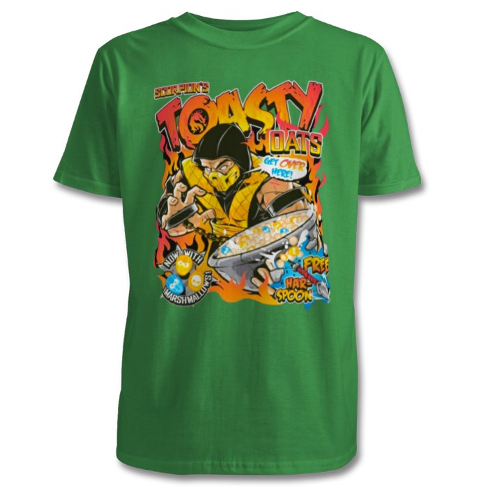 Mortal Kombat - Scorpion Toasty Oats T-shirt