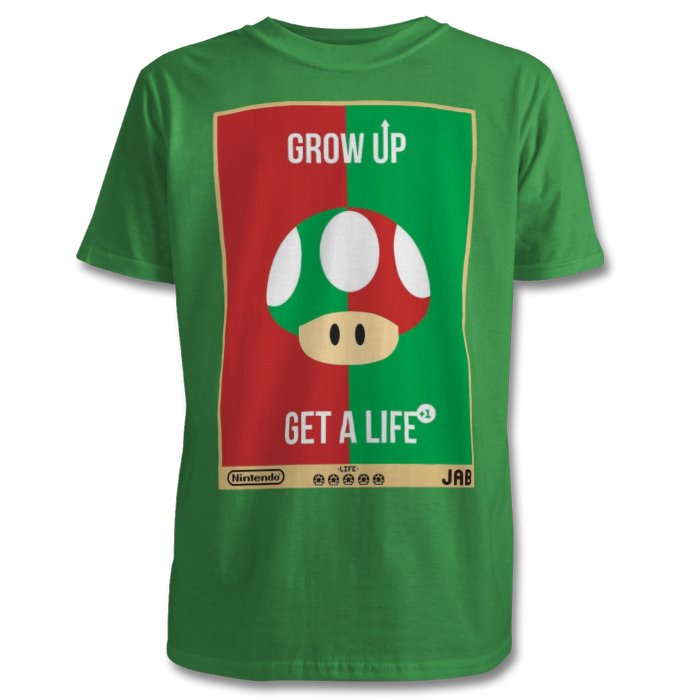 Super Mario Bro's - Get A Life T-shirt