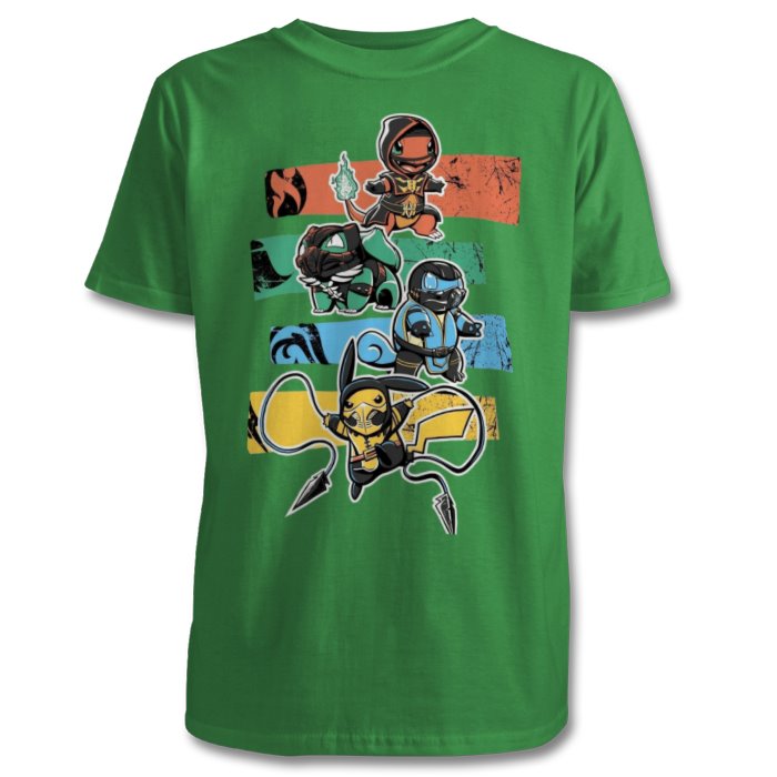 Pokémon & Mortal Kombat - Kombat Starters T-shirt