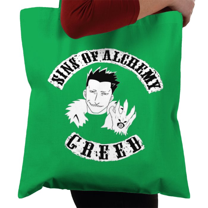 Full Metal Alchemist x Sons Of Anarchy - Sins Of Greed Tote Bag