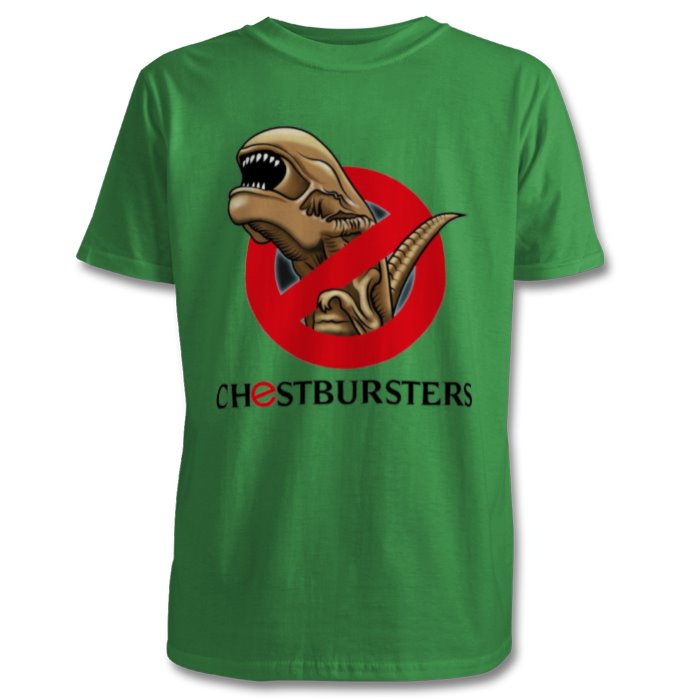 Aliens & Ghostbusters - Chestbursters T-shirt