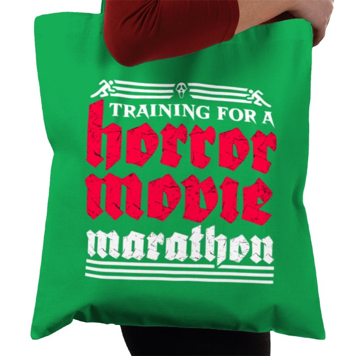 Horror Movie Marathon Tote Bag