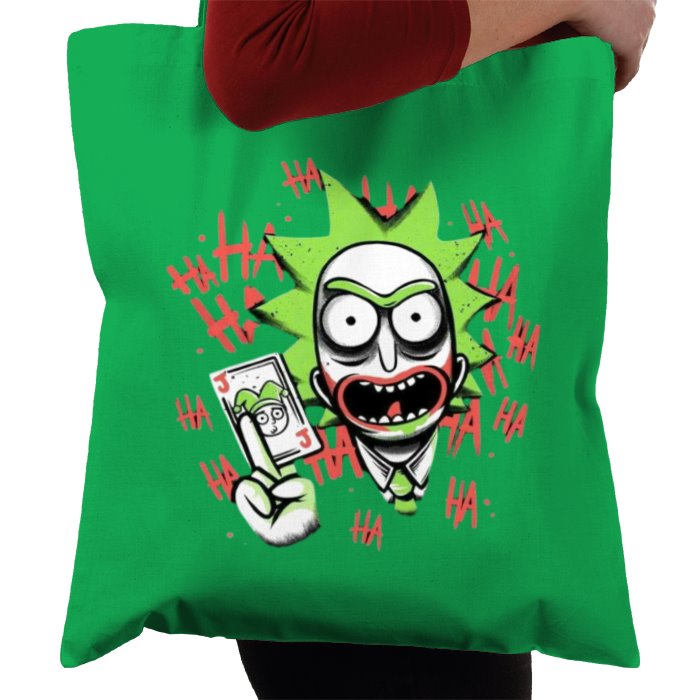Rick & Morty & Batman - Joker Rick Tote Bag