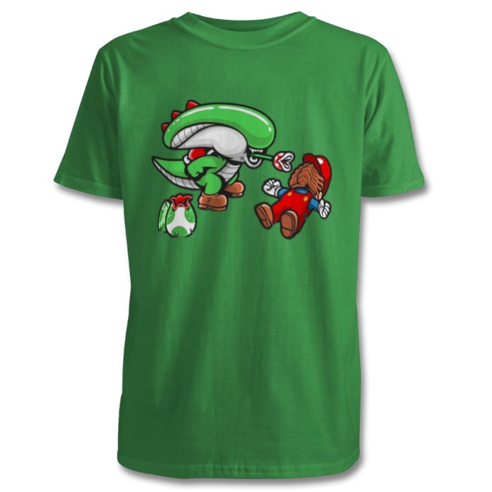 Super Mario Bro's & Alien - Xenomorph Bro's T-shirt