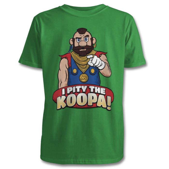 The A Team & Super Mario Bro's - I Pity The Koopa T-shirt