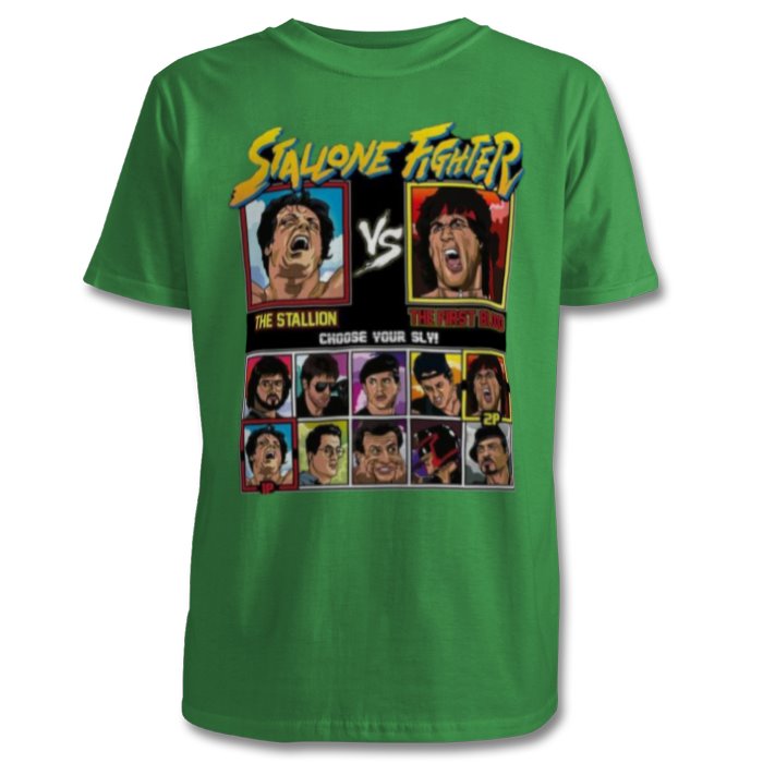 Sylvester Stallone & Street Fighter - Stallone Fighter T-shirt