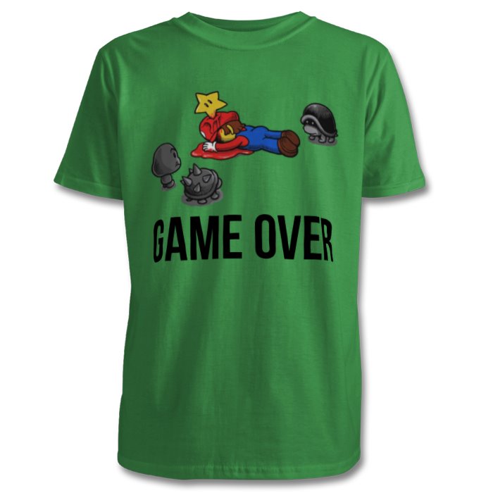 Super Mario Bro's - Game Over T-shirt