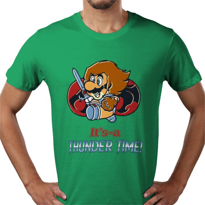 Super Mario x Thundercats - It's-a Thunder Time! T-shirt