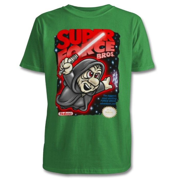 Super Mario Bro's & Star Wars - Super Force Bros T-shirt