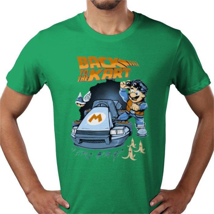 Mario Kart & Back To The Future - Back To The Kart T-Shirt