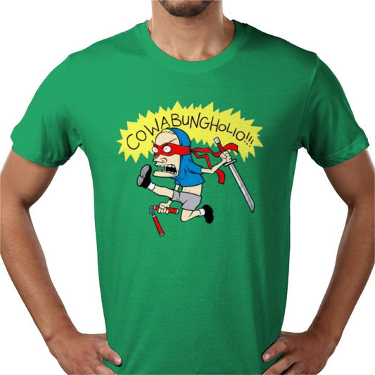 Beavis & Butt Head x Teenage Mutant Ninja Turtles - CowaBungHolio T-shirt