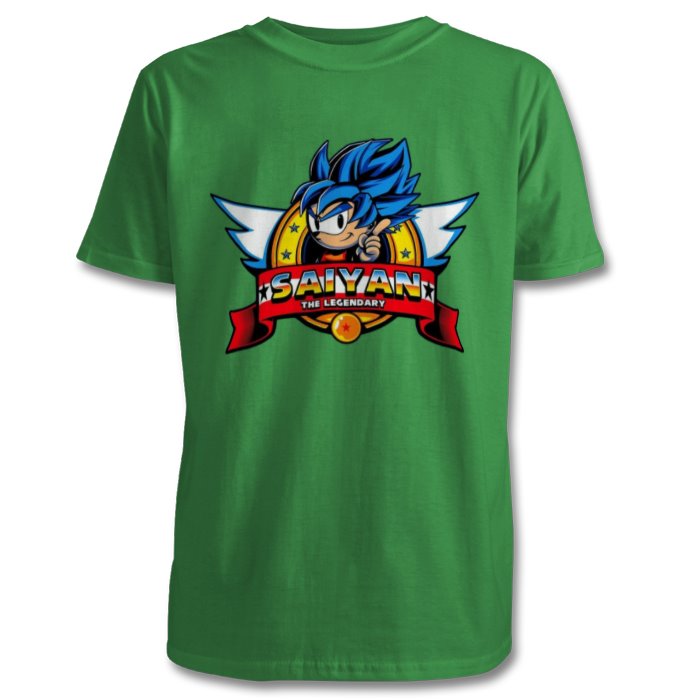 Sonic & Dragonball Z - Sonic The Saiyan T-shirt