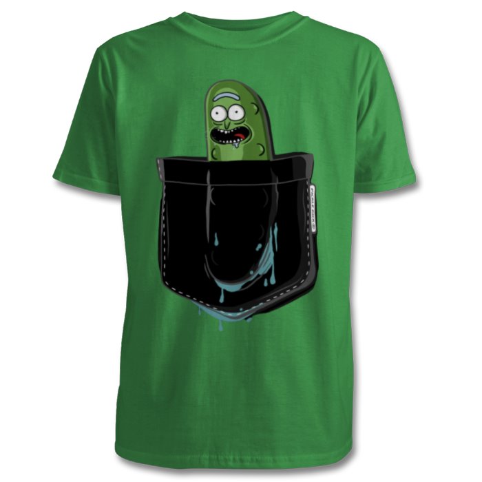 Rick & Morty - Pickle Rick Pocket T-shirt