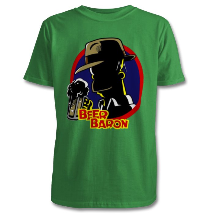 The Simpsons & Dick Tracey - Beer Baron T-shirt