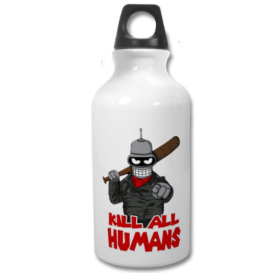 Futurama x The Walking Dead - Kill All Humans Water Bottle
