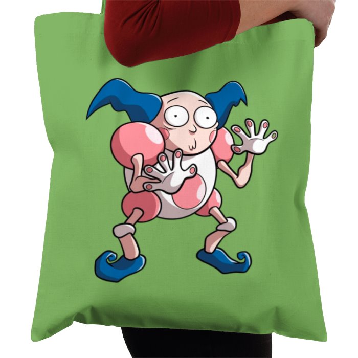 Rick & Morty & Pokémon - Morty x Mr Mime Tote Bag