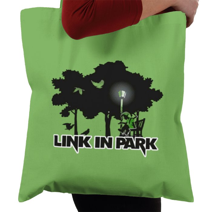 The Legend Of Zelda & Linkin Park - Link In Park Tote Bag