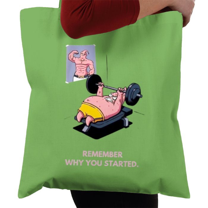Dragonball Z x SpongeBob Square Pants - Why We Started Tote Bag