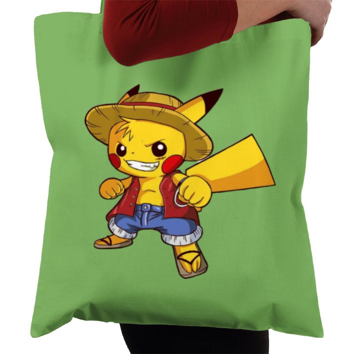 Pokémon & One Piece - PikaLuff Tote Bag