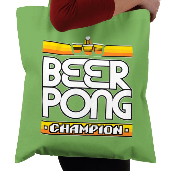 Beer Pong Tote Bag