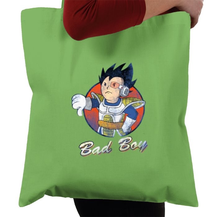 Dragonball Z x Fallout - Vegeta Bad Boy Tote Bag