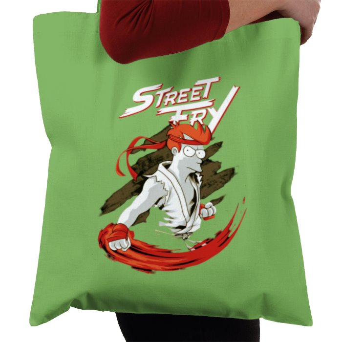 Futurama x Street Fighter - Street Fry Tote Bag