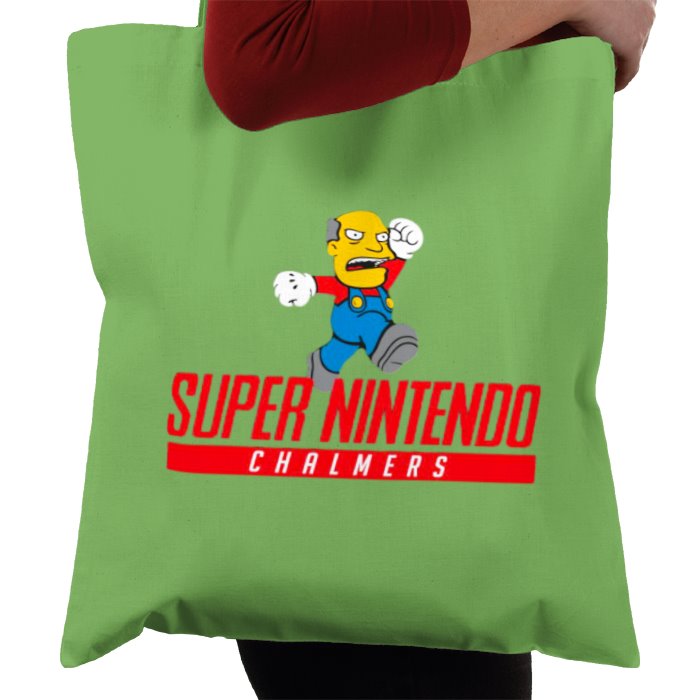 Super Nintendo & Super Mario Bro's & The Simpsons - Super Nintendo Chalmers Tote Bag