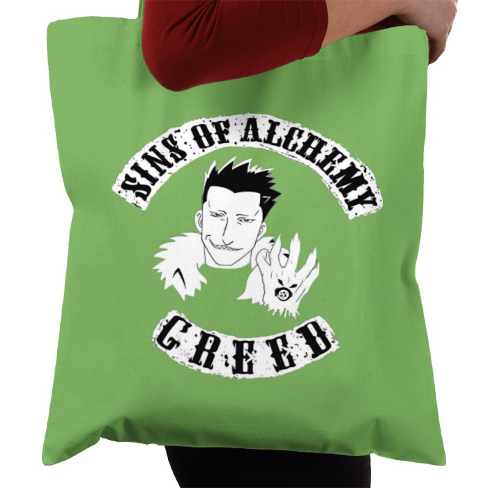 Full Metal Alchemist x Sons Of Anarchy - Sins Of Greed Tote Bag