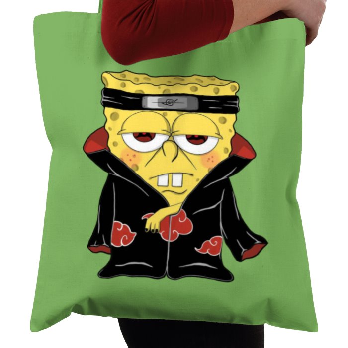 SpongeBob SquarePants & Naruto - SpongeBob Uchiha Tote Bag